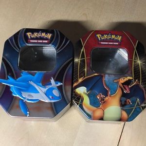 2 Pokémon tins